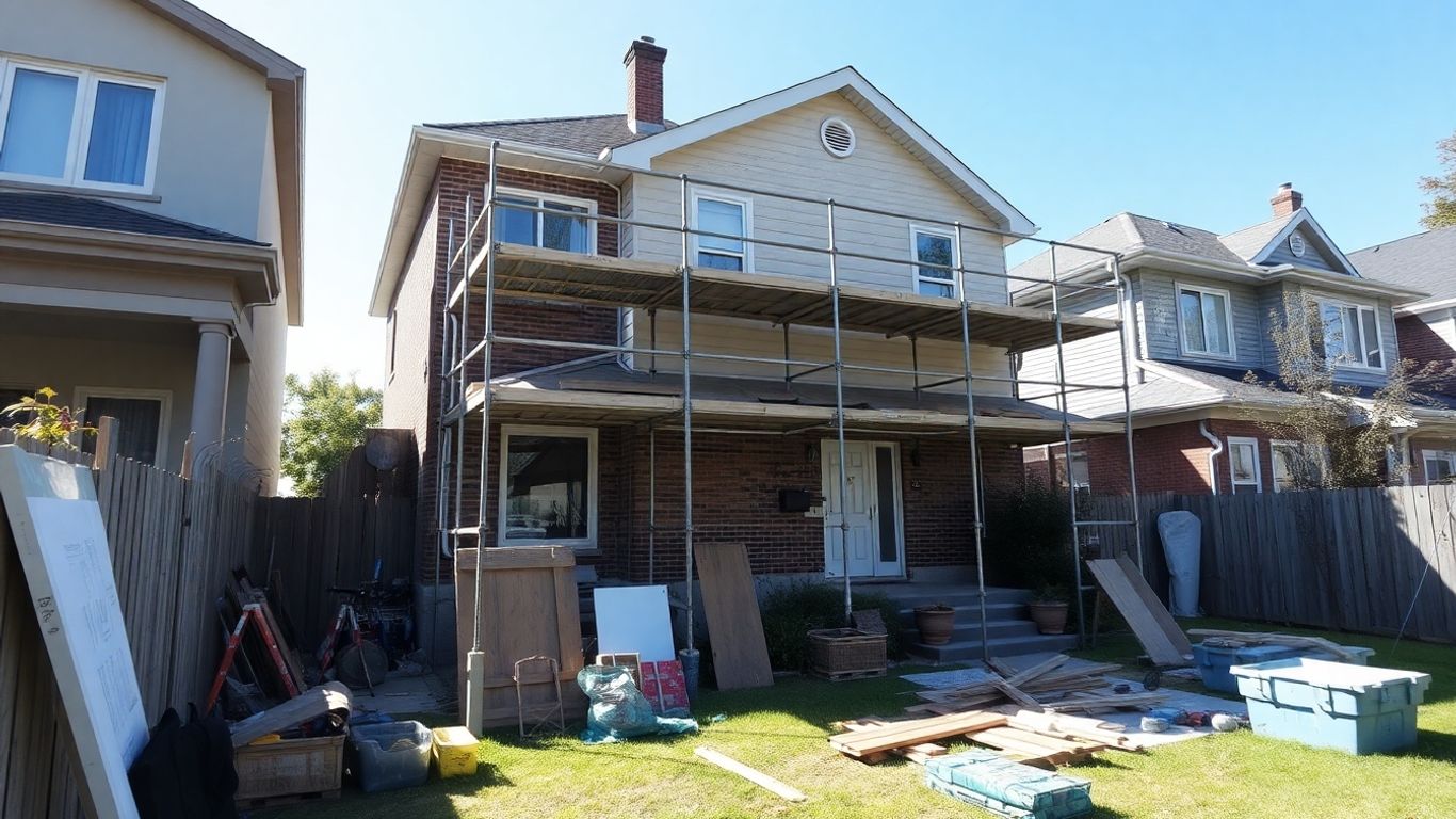 Home renovation scene in Montreal and Laval