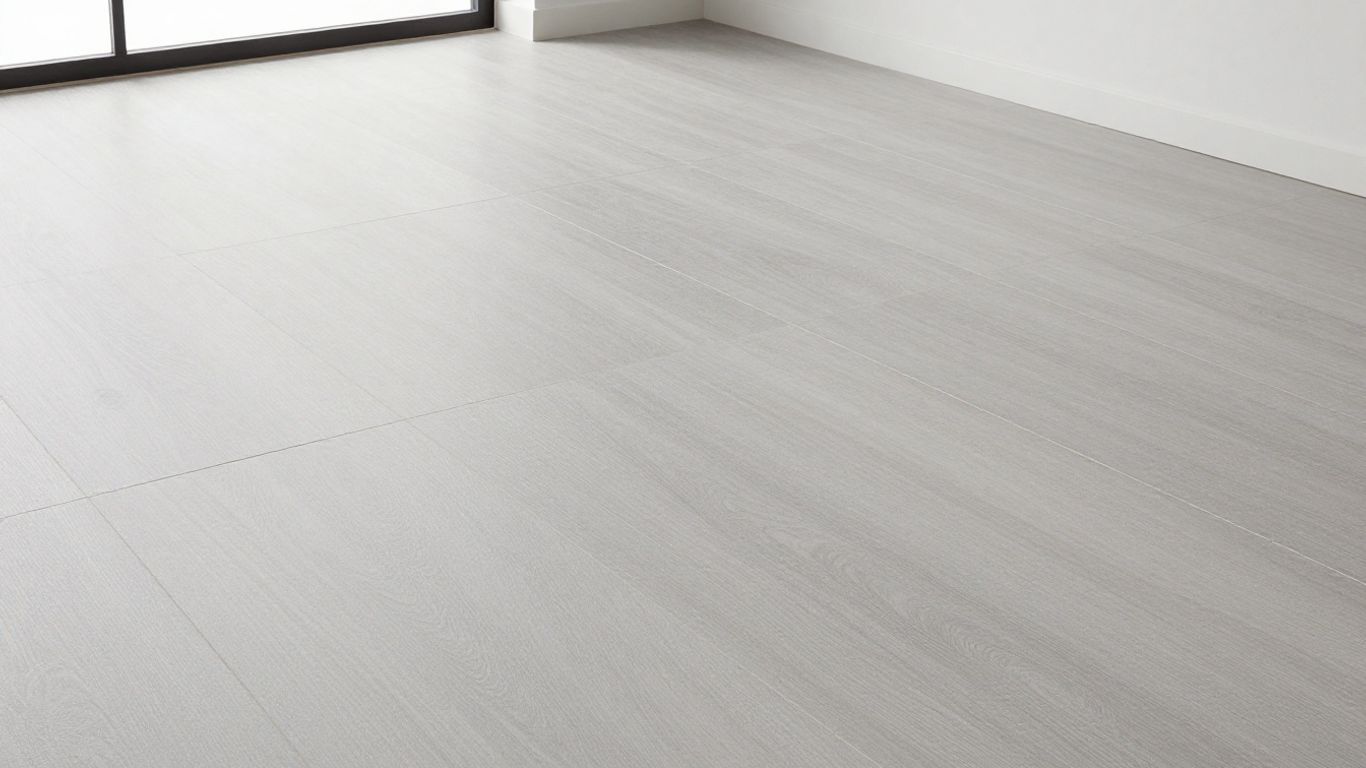 Modern tiled basement floor in Montreal.